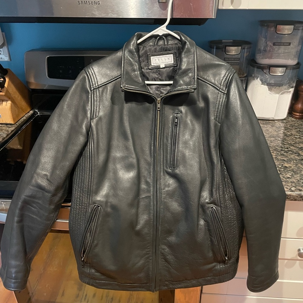 Black Leather Jacket for Men